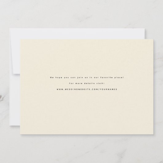 foto's op waslijncollage save the date (Achterkant)