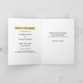 Foto's opslaan datum | Kerst Toekomst Meneer en Me Feestdagen Kaart (Binnen)