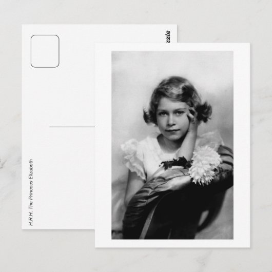 foto's Princess Elizabeth Briefkaart (Voorkant / Achterkant)