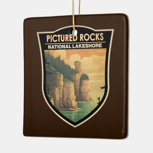 Foto's Rocks National Lakeshore Travel  Keramisch Ornament (Links)