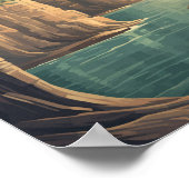 Foto's Rocks National Lakeshore Travel Poster (Hoek)