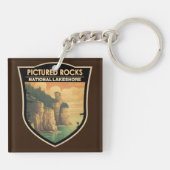 Foto's Rocks National Lakeshore Travel  Sleutelhanger (Achterkant)
