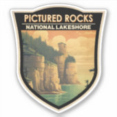 Foto's Rocks National Lakeshore Travel  Sticker (Voorkant)