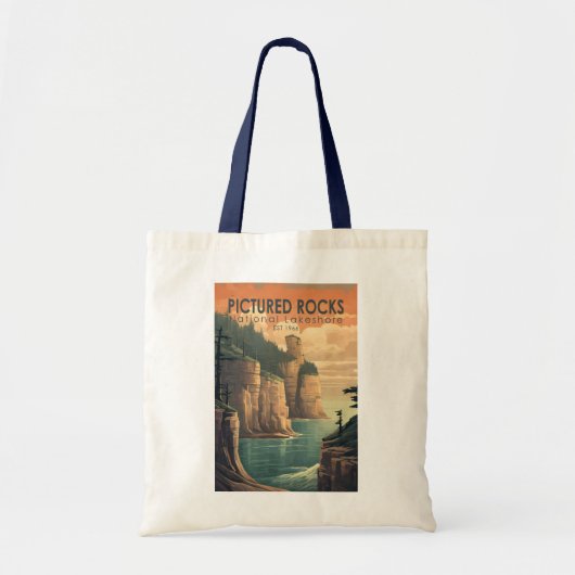 Foto's Rocks National Lakeshore Travel Tote Bag (Voorkant)