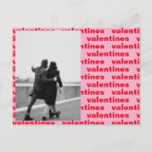 Foto's rood en roze | Happy Valentines Day Pos Briefkaart (Voorkant)