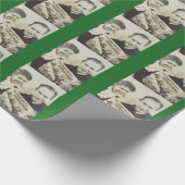  foto's 's nachts voor Kerstmis' Cadeaupapier (Hoek)