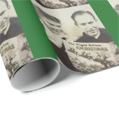  foto's 's nachts voor Kerstmis' Cadeaupapier (Rol Hoek)