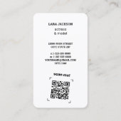 Foto's scanbaar QR Visitekaartje (Achterkant)