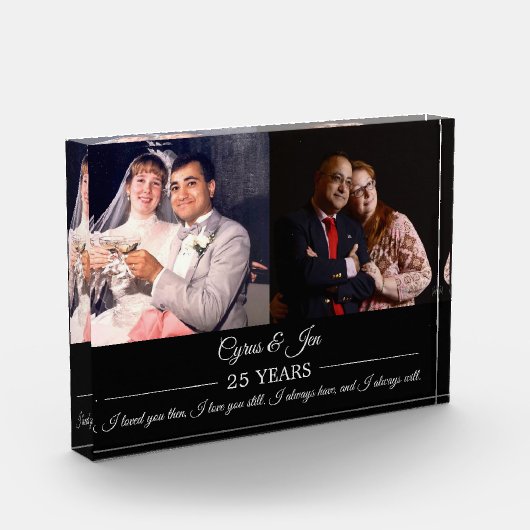 Foto's Silver Text Jubileum Foto (Links)