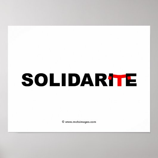 © foto's: Solidariteit Poster (Voorkant)