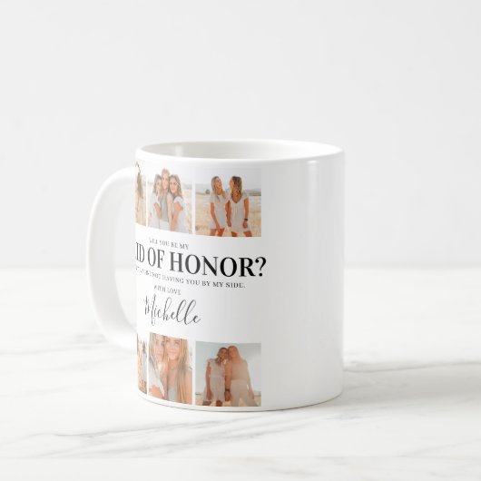 Foto's toevoegen | Bent u mijn dienstmeisje? Koffiemok (Voorkant links)