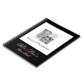 foto's trouwgastenboek notitieboek (Linkerzijde)