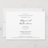 Foto's V2 Wedding & Reception Announcement Kaart (Achterkant)