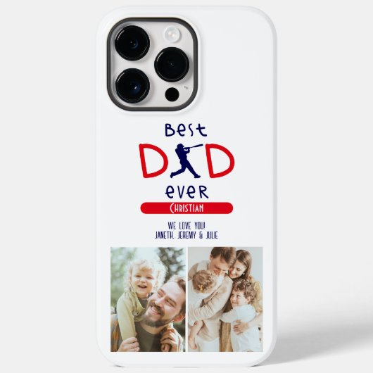 Foto's vaderdag van de beste vader ooit uit de hon Case-Mate iPhone case (Achterkant)