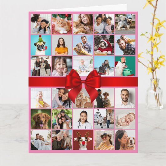 Foto's van 30e of eender welke leeftijd Big Birthd Kaart (Gele Bloem)