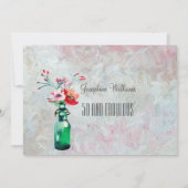 Foto's van 50 en Fabulous Party Kaart (Achterkant)