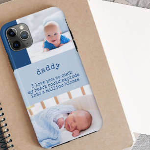 Foto's van babyjongen met schattige woorden voor p Case-Mate iPhone case