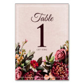 Foto's van Blush en Bourgogne Kaart (Achterkant)