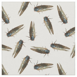 Foto's van Cicadas, Bugs, Insects Patterned Stof