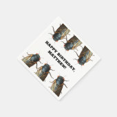 Foto's van Cicaden, insecten, gepersonaliseerde in Servet (Hoek)