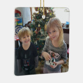Foto's van Cute Kind, Kerstmis Keramisch Ornament (Rechts)