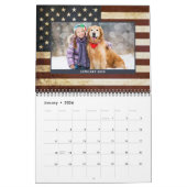 Foto's van de  Amerikaanse vlaggenpatriottische fa Kalender (Jan 2026)