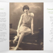 Foto's van de begrafenisdienst van de lente van ge drieluik programma (Binnenkant midden)