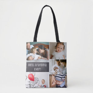 Foto's van de beste grootmoeder ooit tote bag