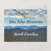 Foto's van de Blue Ridge Mountains in North Caroli Briefkaart (Voorkant)