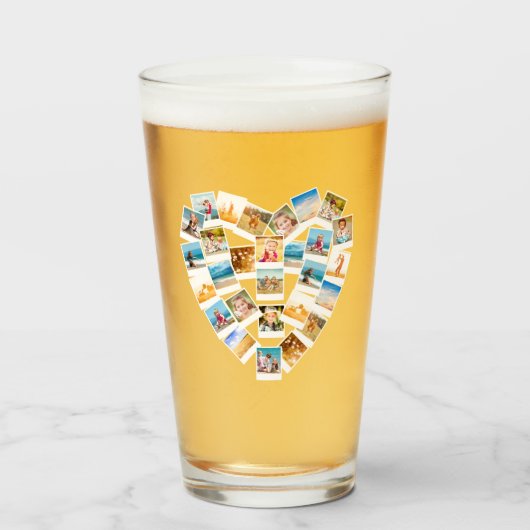 Foto's van de kunstvorm Foto Collage Glas (Voorkant gevuld)