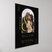 Foto's van de moderne boho op bruiloft zwart welko folie afdrukken (Laagn)