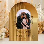 Foto's van de moderne boho op bruiloft zwart welko raamsticker