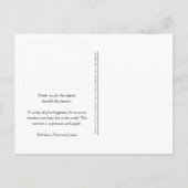 Foto's van de moderne Giraffe Aankondigingskaart (Achterkant)