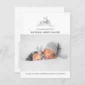 Foto's van de moderne Waterverf Aankondigingskaart (Voorkant / Achterkant)