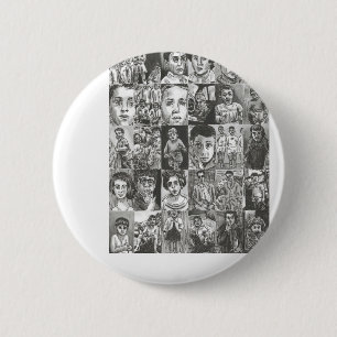 Foto's van de oude familie ronde button 5,7 cm