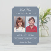 Foto's van de oude school, klassiek gestileerd | D Save The Date (Staand voorkant)