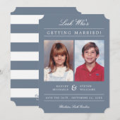 Foto's van de oude school, klassiek gestileerd | D Save The Date (Voorkant / Achterkant)