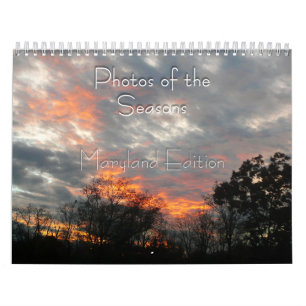 Foto's van de seizoenen in Maryland Kalender