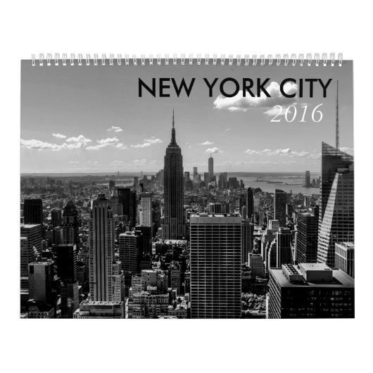Foto's van de Stad van New York de Iconische Kalender (Hoes)