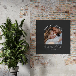 Foto's van de tekenaarten voor de bruiloft foto afdruk