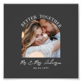 Foto's van de tekenaarten voor de bruiloft foto afdruk (Voorkant)