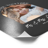 Foto's van de tekenaarten voor de bruiloft foto afdruk (Hoek)