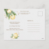 Foto's van de waterverf-ziekteverzekeringsregeling feestdagenkaart (Achterkant)