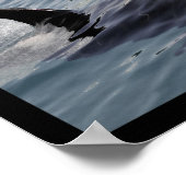 Foto's van dodelijke walvissen poster (Hoek)