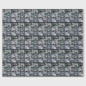 Foto's van dodelijke walvissen poster cadeaupapier (Vlak)