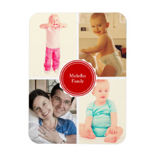 Foto's van favoriete familie magneet