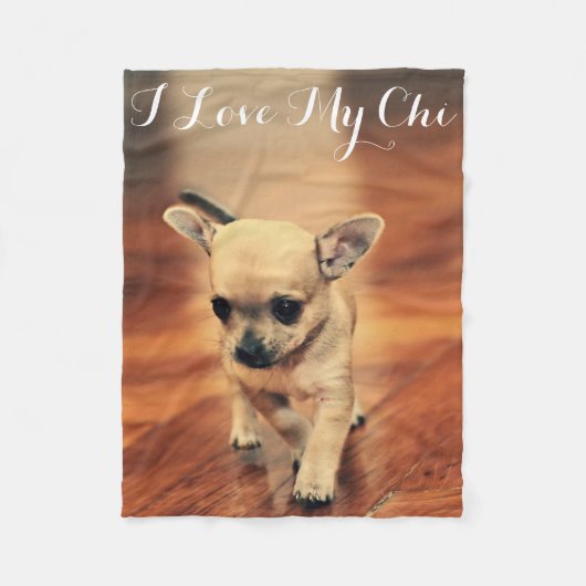 Foto's van Fleece Blankets I Love My Chi (Voorkant)
