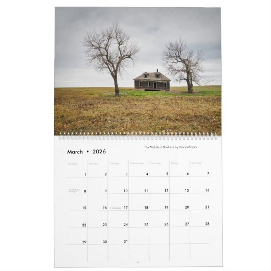 Foto's van gisteren, een kalender om morgen te pla (Mar 2026)