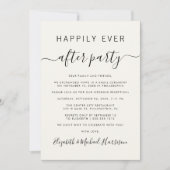 Foto's van het bruiloftsfeest Happily Ever After Aankondiging (Voorkant)