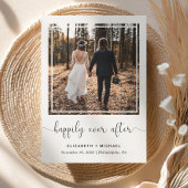 Foto's van het bruiloftsfeest Happily Ever After Aankondiging